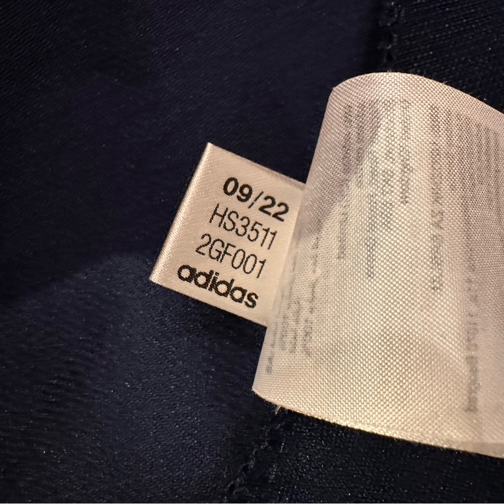 Adidas Blue Slim Fit Track Jacket - Picture 6 of 10